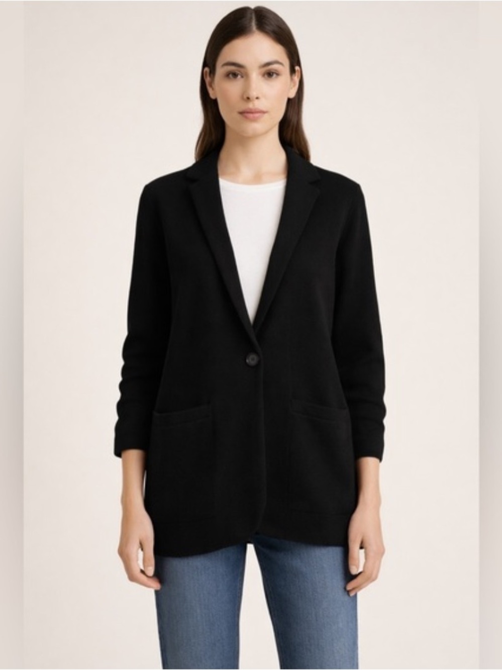 J. Crew Cecile Relaxed Sweater Blazer